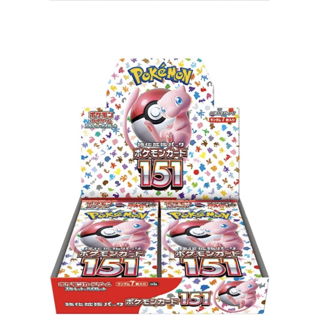 ポケモンカード151 1ボックスシュリンクなし