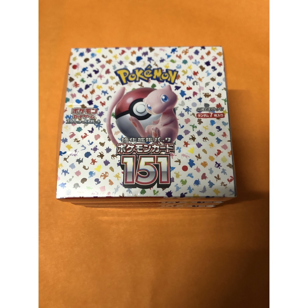 ポケモンカード151 新品未開封シュリンク付き3box