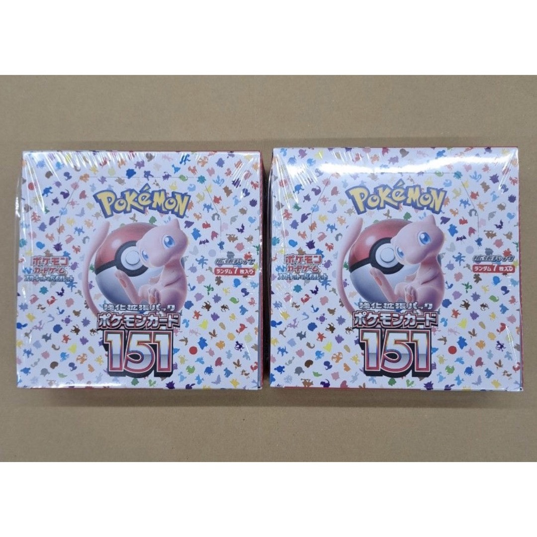 ヤフオク! ポケモンカード 151 2BOX 新品未開封シュリンク付 Box