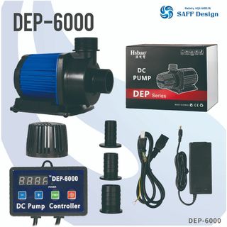 1ヶ月保証：HSBAO DEP-6000 6500L/H 水中ポンプ　DCポンプ(アクアリウム)