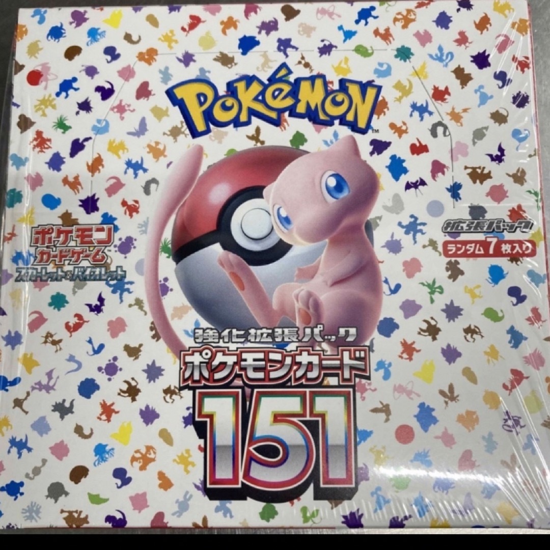 【未開封・シュリンク付き】ポケセン産　ポケモンカード151 box