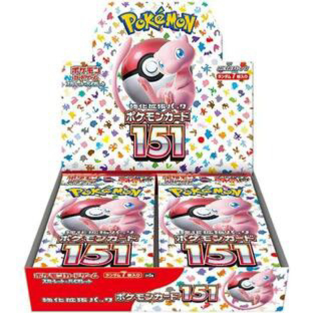 ポケモンカード151 シュリンク付き 2box ポケモンカード151 シュリンク付き 2box