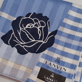 ランバンコレクション(LANVIN COLLECTION)の値下げ📌ランバンcollection☆大判ハンカチーフ58×58🌹(ハンカチ)