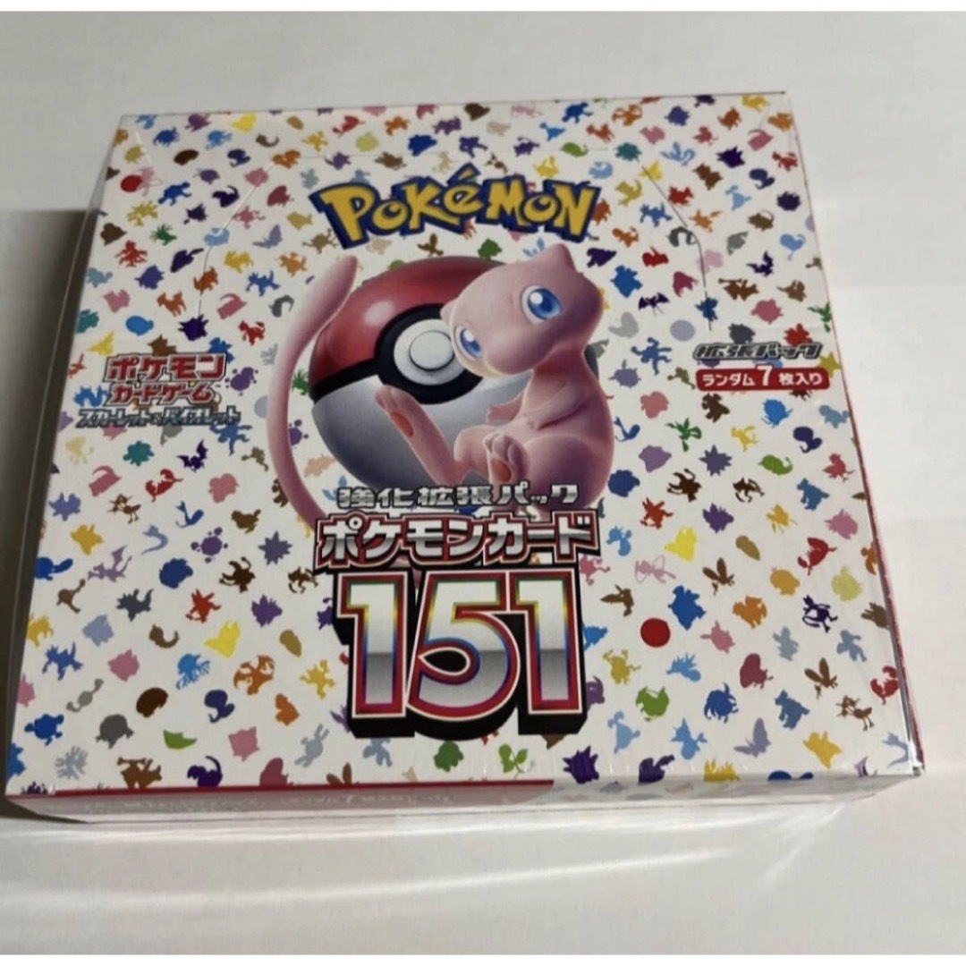 ポケモンカードゲーム ポケカ 151 box シュリンク付き-