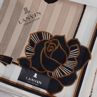 ランバンコレクション(LANVIN COLLECTION)の値下げ📌ランバンcollection☆大判ハンカチーフ58×58🌹(ハンカチ)