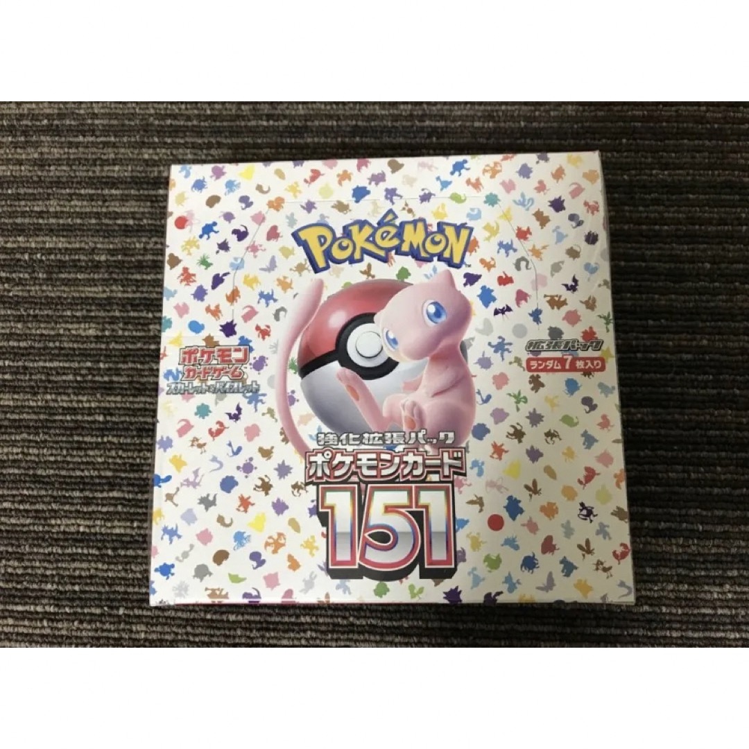 ポケモンカード151 1BOX 未開封 シュリンク付き