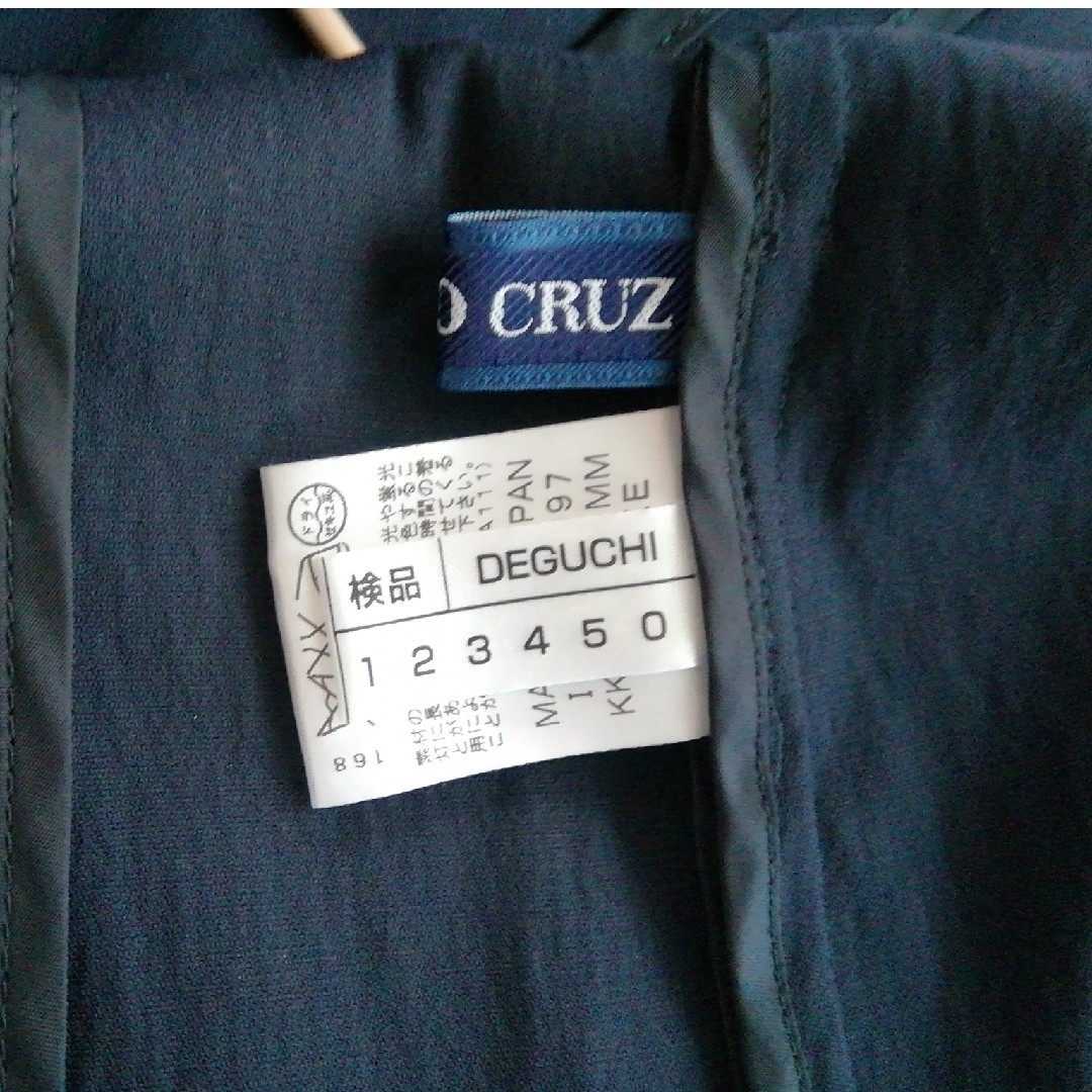 CARA  O  CRUZ ベストジレ　ノースリーブコート濃紺11号サイズ レディースのトップス(ベスト/ジレ)の商品写真