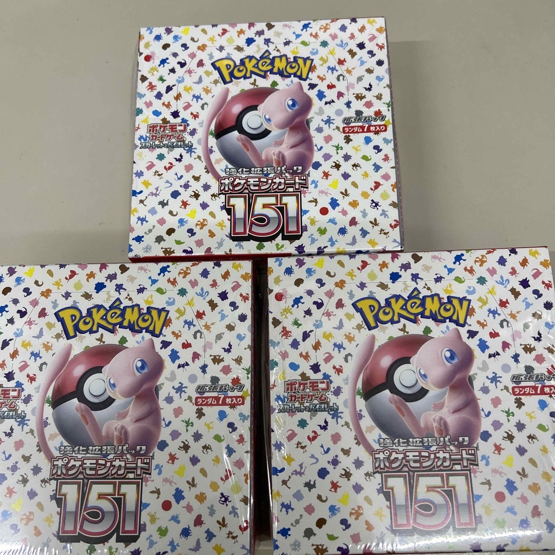 ポケモンカード 151 3ボックスの通販 by カミコー's shop|ラクマ