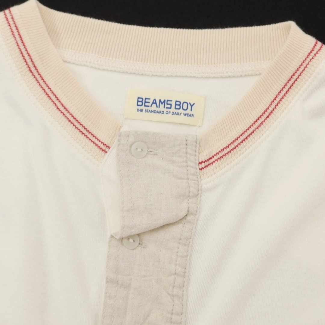 BEAMS BOY(ビームスボーイ)の【中古】ビームスボーイ BEAMS BOY Tシャツ ワンピース アイボリー【サイズ表記なし】【レディース】 レディースのワンピース(ロングワンピース/マキシワンピース)の商品写真