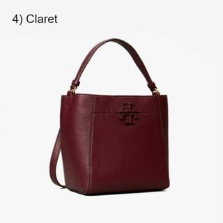 トリーバーチ(Tory Burch)の新品 匿名配送　トリーバーチ マック グロー スモール バケットバッグ(ハンドバッグ)