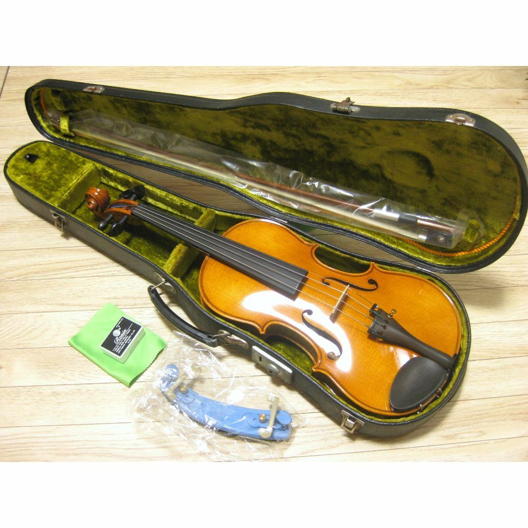 【極上虎杢美麗1/2】ドイツ製 カール・ヘフナー バイオリン 付属品セット