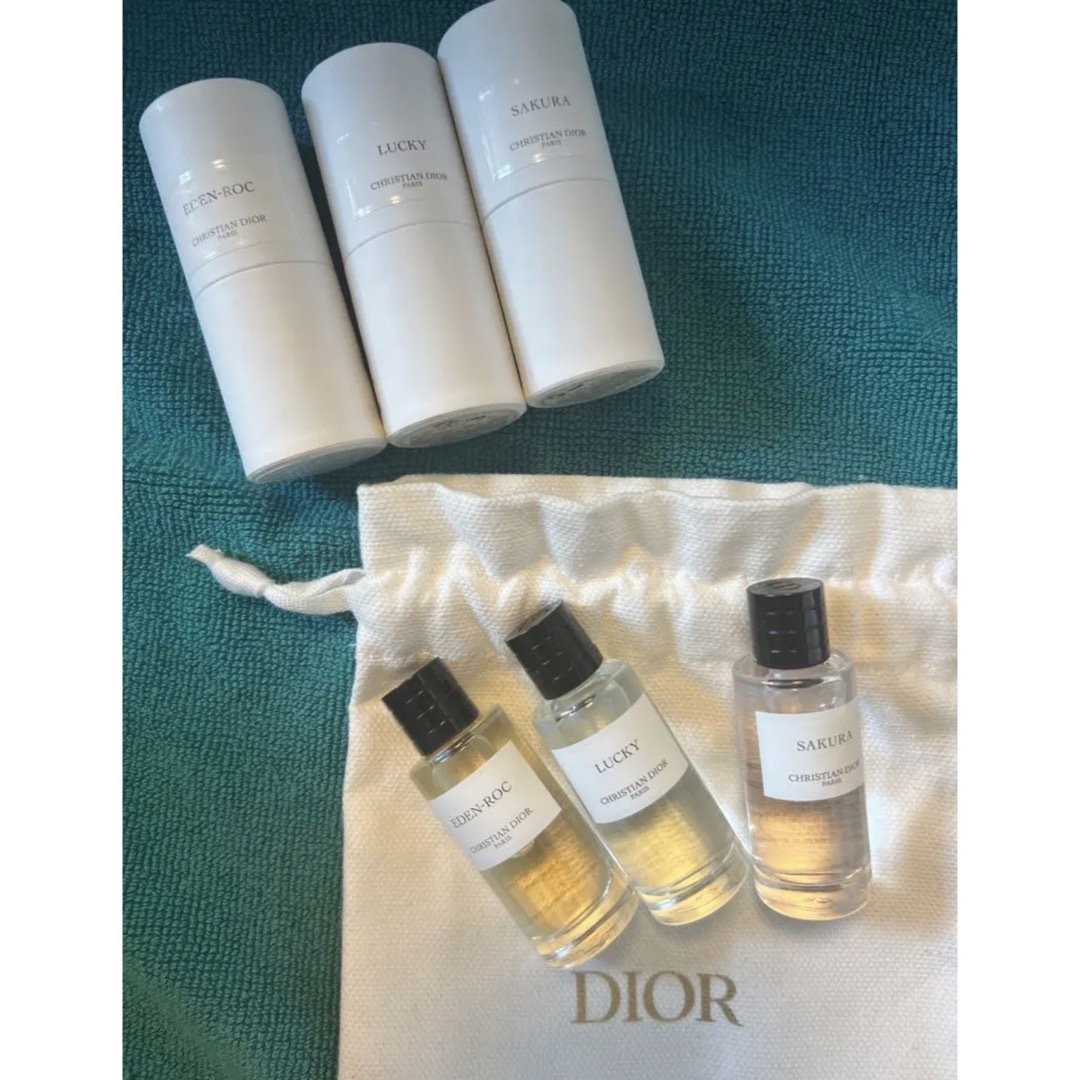 Diorメゾンクリスチャンディオール ミニボトル ミニチュア 3本