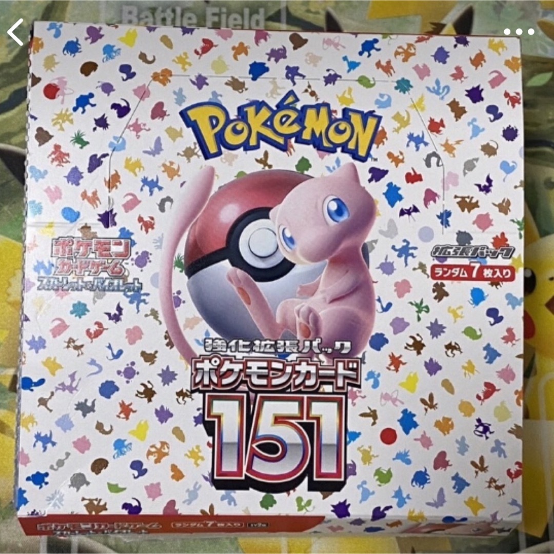 Box/デッキ/パックポケモンカード151 1box シュリンクなし - Box