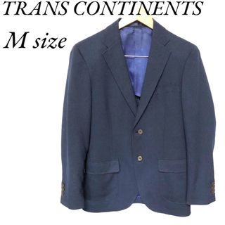 トランスコンチネンツ(TRANS CONTINENTS)の■TRANS CONTINENTS トランスコンチネンツ■ネイビー　ジャケットM(テーラードジャケット)