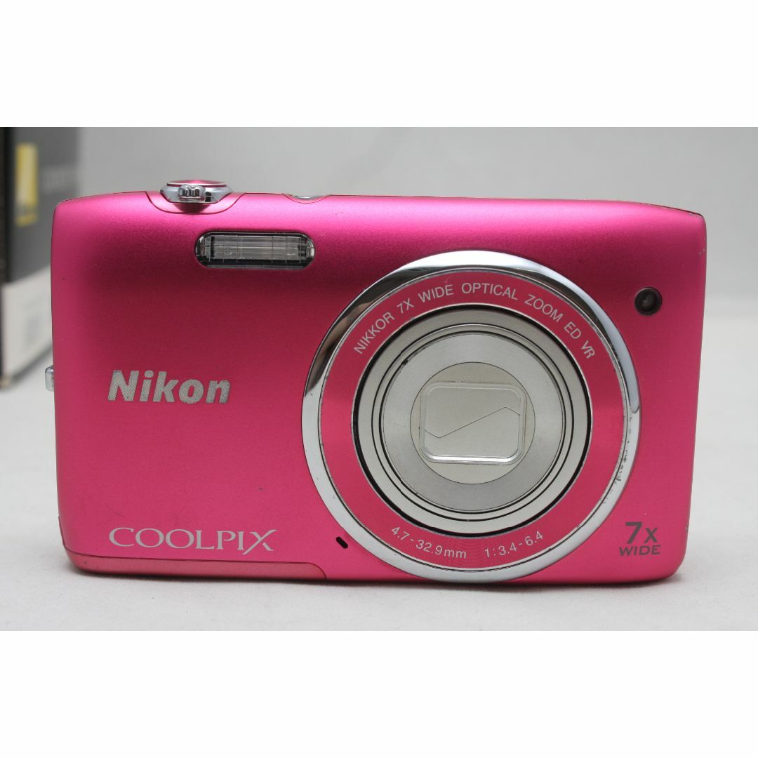 Nikon(ニコン)の★ピンク★ ニコン COOLPIX S3500 スマホ/家電/カメラのカメラ(コンパクトデジタルカメラ)の商品写真