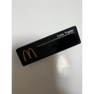 マクドナルド(マクドナルド)のマクドナルド　トレーナー　名札　現行(小道具)