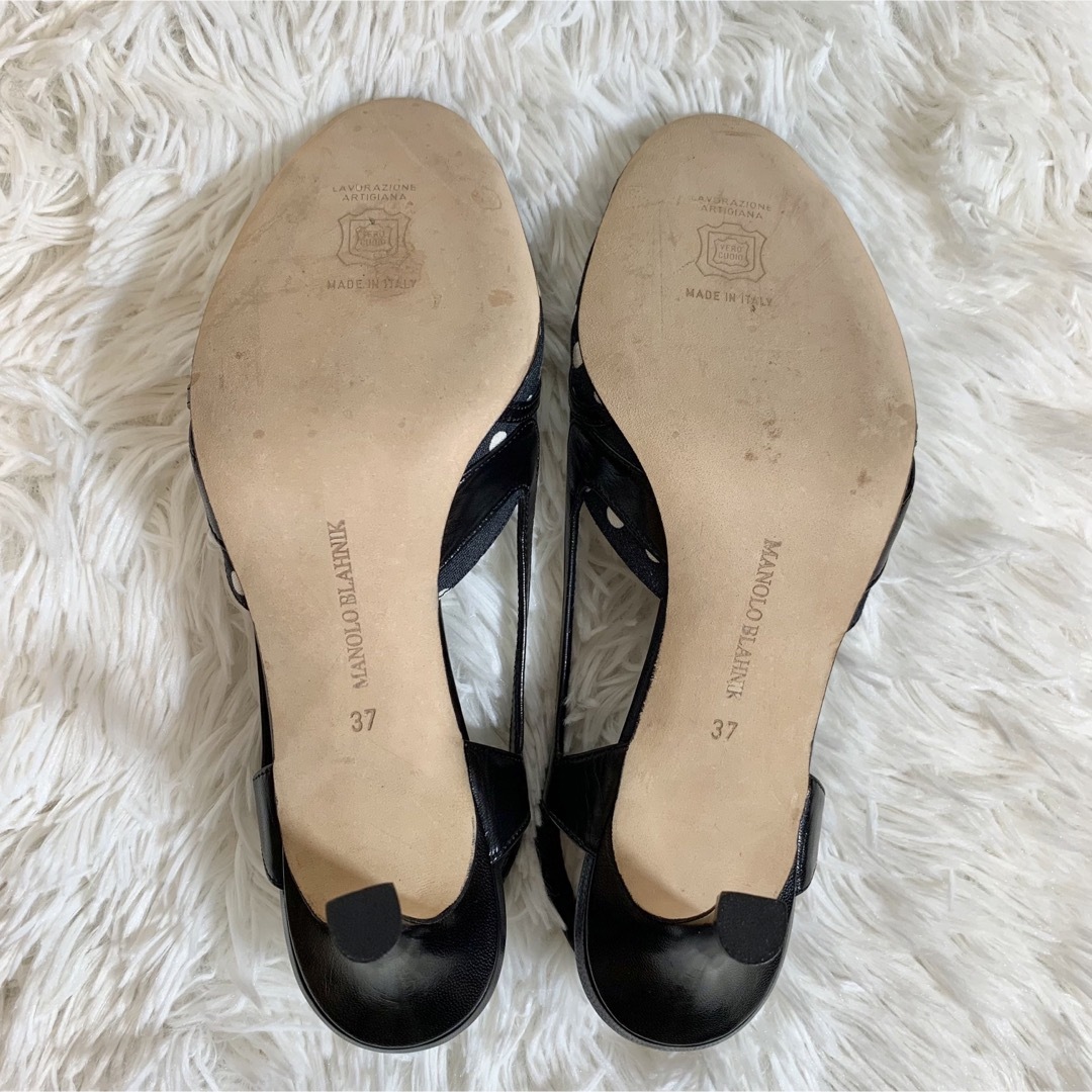 MANOLO BLAHNIK - 【超美品‼希少✨️】マノロブラニク 37 サンダル