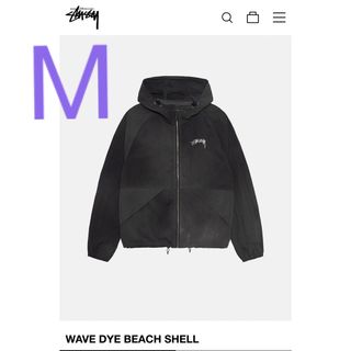 ステューシー(STUSSY)のSTUSSY WAVE DYE BEACH SHELL(ナイロンジャケット)