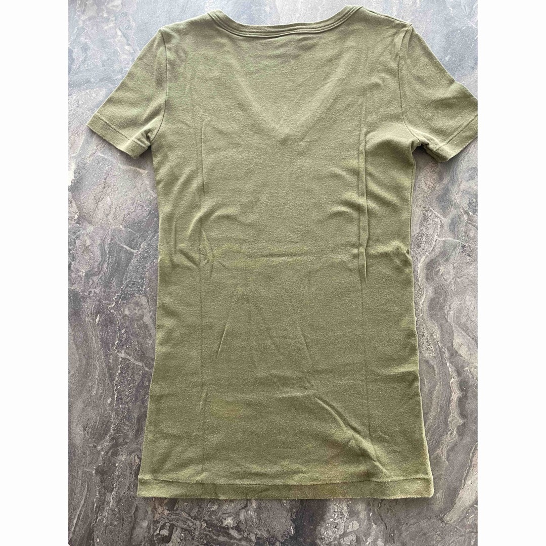 PETIT BATEAU(プチバトー)のプチバトー半袖VネックTシャツXS レディースのトップス(Tシャツ(半袖/袖なし))の商品写真