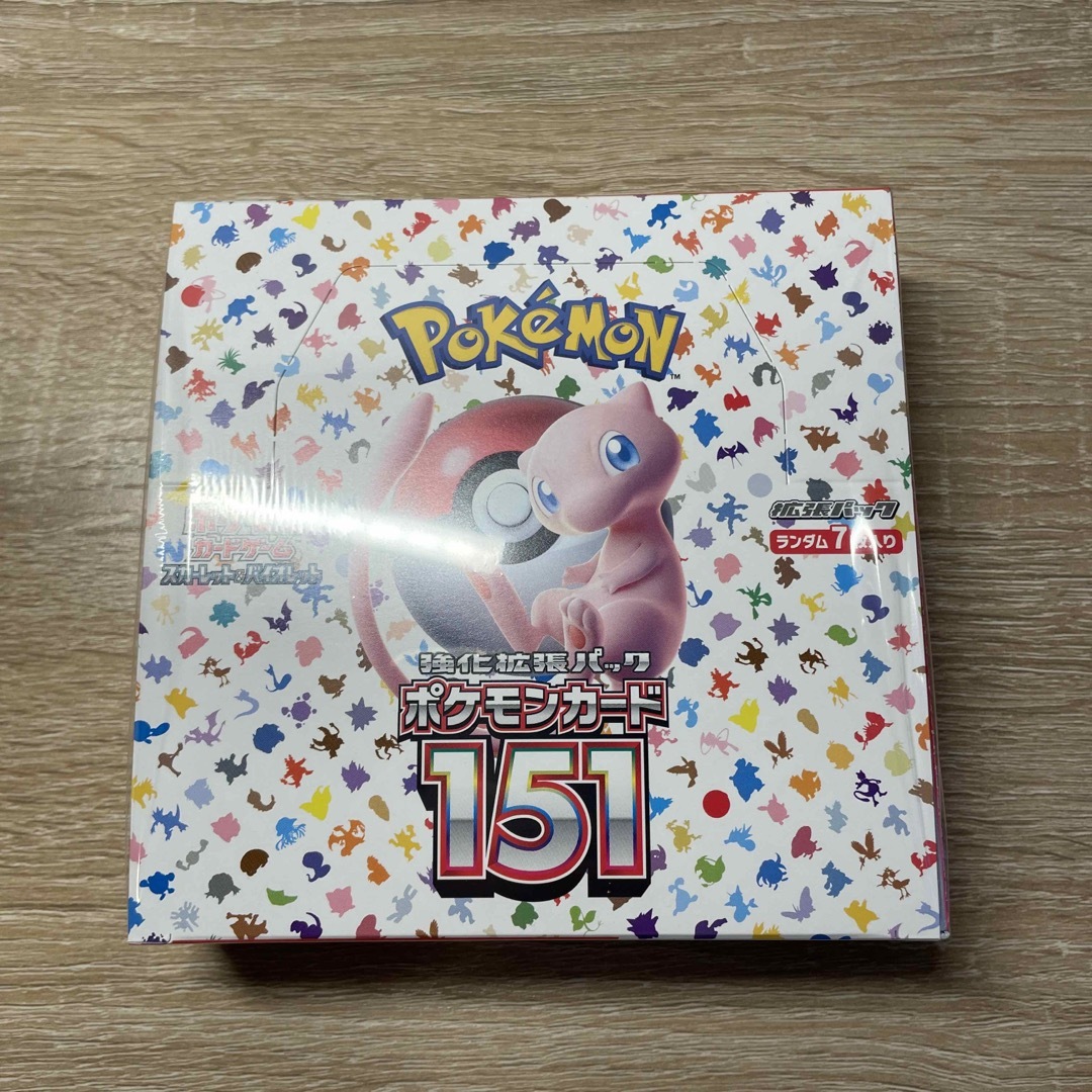 ポケモンカード 151 box シュリンク付き