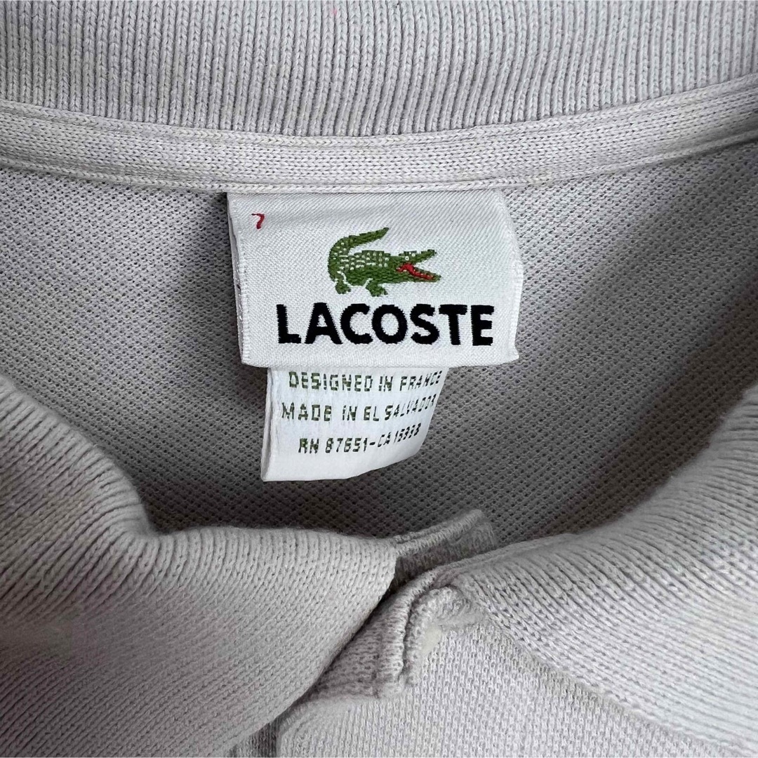 ラコステ LACOSTE 半袖 ポロシャツ 7 メンズL /eaa338903