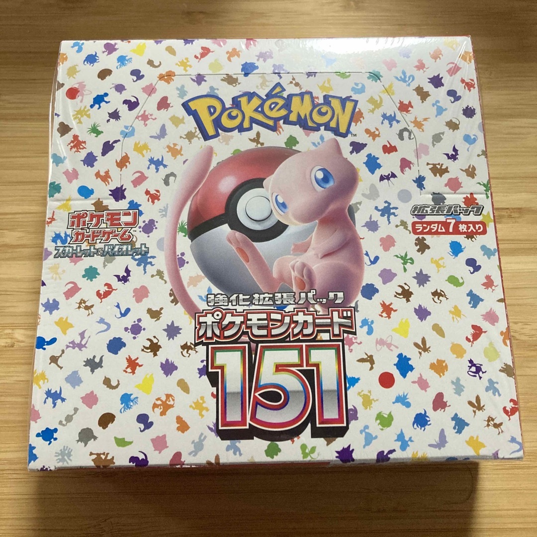 【即日発送】ポケモンカード 151 シュリンク付き 1BOX