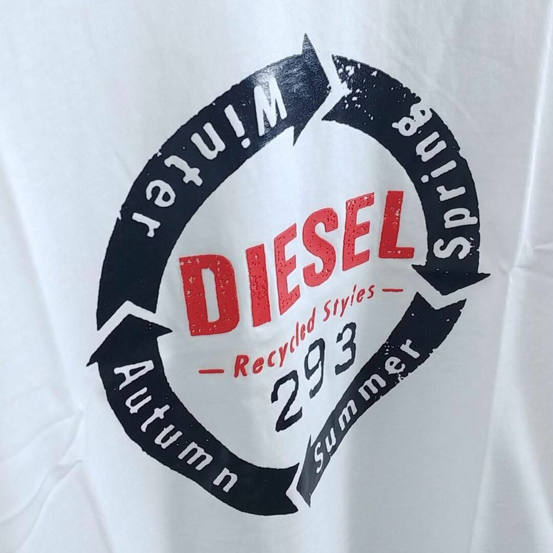 新品 L ディーゼル Diesel グラフィック Tシャツ カットソー C1 黒