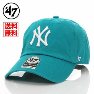 フォーティセブン(47 Brand)の新品 47BRAND NY ニューヨーク ヤンキース キャップ ターコイズ 帽子(キャップ)