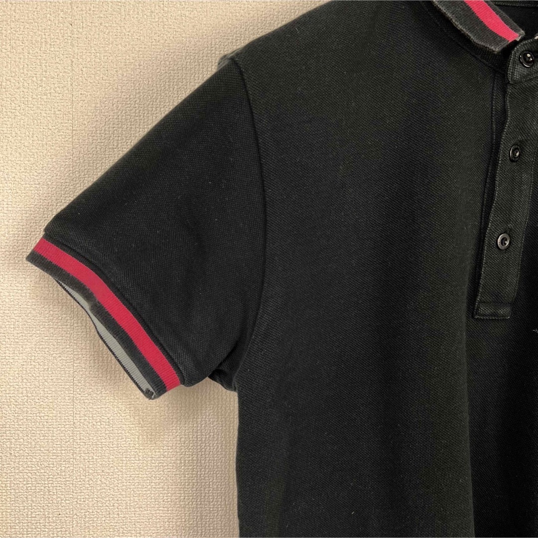 FRED PERRY(フレッドペリー)のFRED PERRY フレッドペリー　ポロシャツ　フレペリ　ブラック　ピンク　S メンズのトップス(ポロシャツ)の商品写真