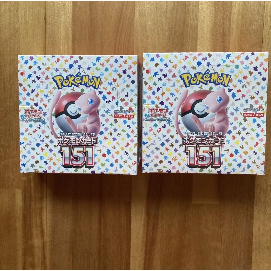新しいコレクション ポケモンカード151 ポケモン カード 151 2BOX 2BOX