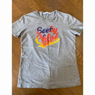 シーバイクロエ(SEE BY CHLOE)のSEE BY CHLOE シーバイクロエ　Chloe クロエ　Tシャツ　グレー(Tシャツ(半袖/袖なし))