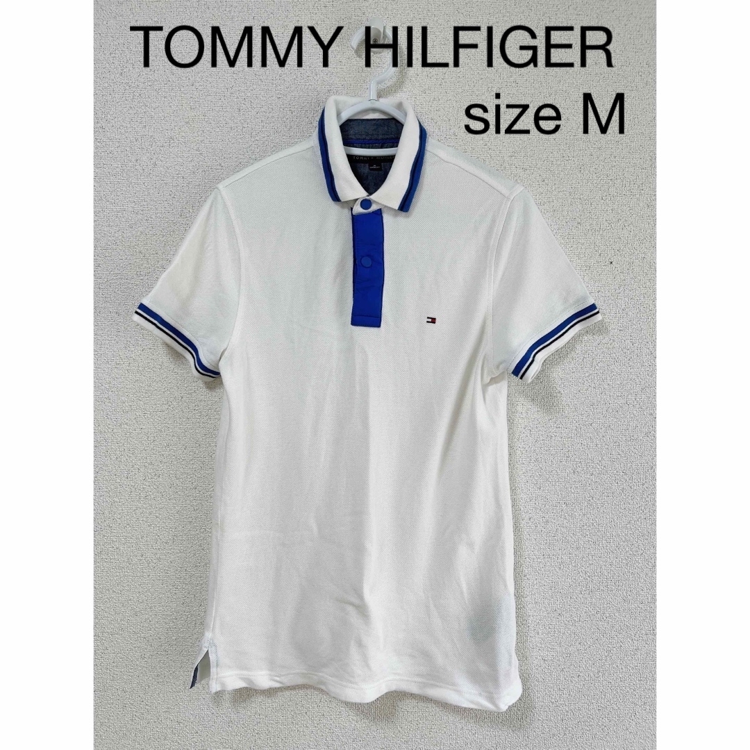 TOMMY HILFIGER(トミーヒルフィガー)のTOMMY HILFIGER トミー ヒルフィガー ゴルフウェア ポロシャツ M メンズのトップス(ポロシャツ)の商品写真