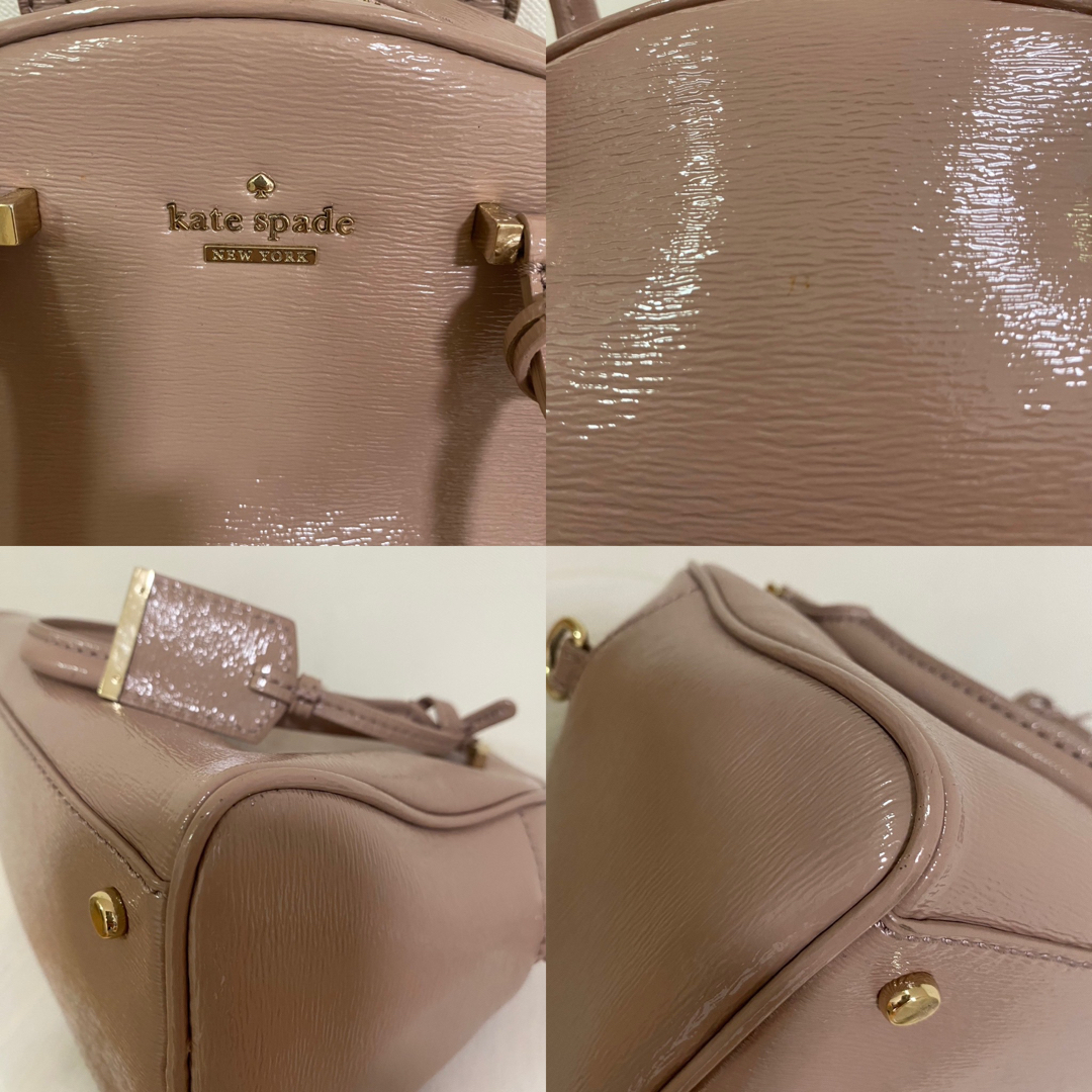 kate spade new york(ケイトスペードニューヨーク)の美品　kate spadeケイトスペード　ショルダーバッグ缶バッチ付き レディースのバッグ(ショルダーバッグ)の商品写真