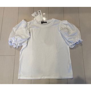 ザラ(ZARA)の【ご専用】ZARA  パフスリーブシャツ(シャツ/ブラウス(半袖/袖なし))