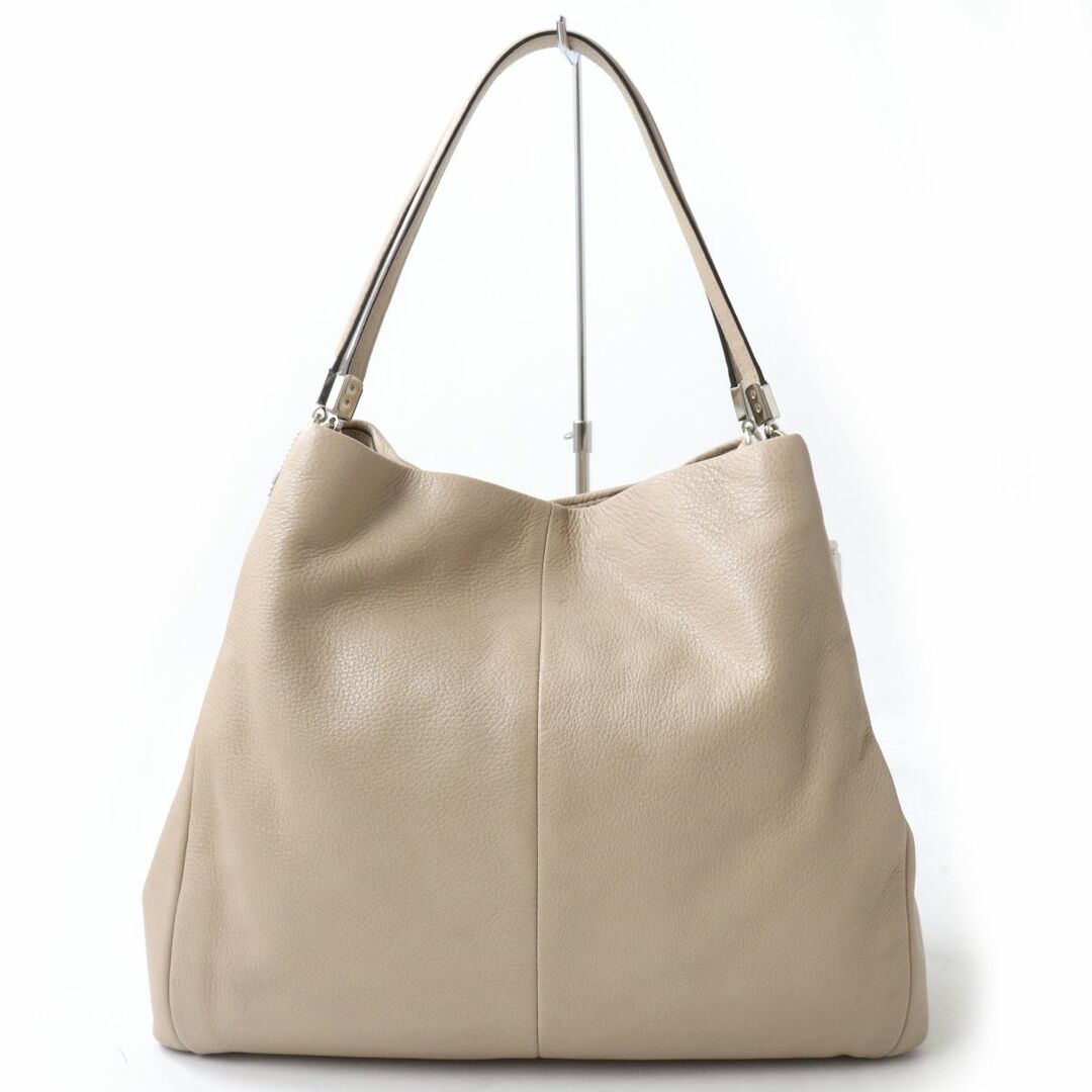 未使用品☆COACH コーチ 25635 マディソンレザー フィービー ショルダーバッグ/トートバッグ/多収納バッグ サンド 保存袋・チャーム付き
