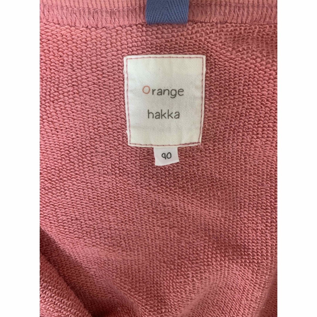 Orange hakka(オレンジハッカ)のhakka 子供服　ブルゾン キッズ/ベビー/マタニティのキッズ服女の子用(90cm~)(ジャケット/上着)の商品写真