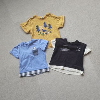 80cm 半袖 Tシャツ ３枚セット まとめ売り(Ｔシャツ)