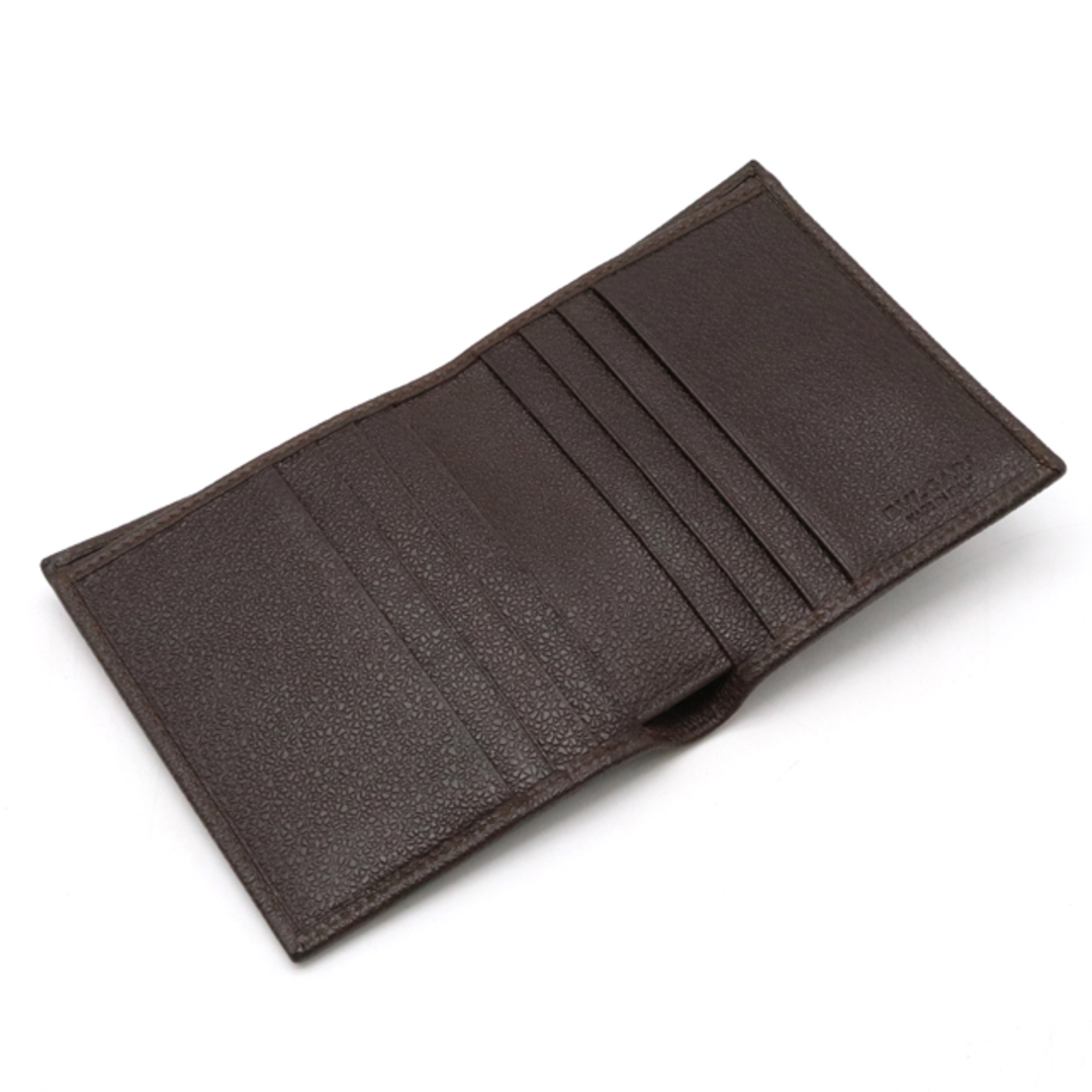 ブルガリ ロゴ 2つ折札入れ 二つ折り財布 レザー （12320072）