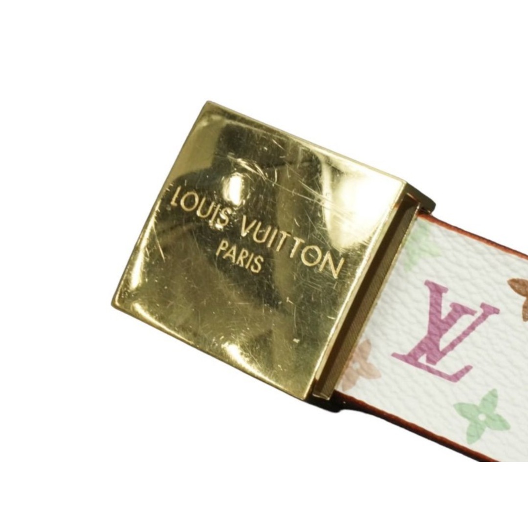 LOUIS VUITTON ルイヴィトン サンチュール マルチカラー サイズ80