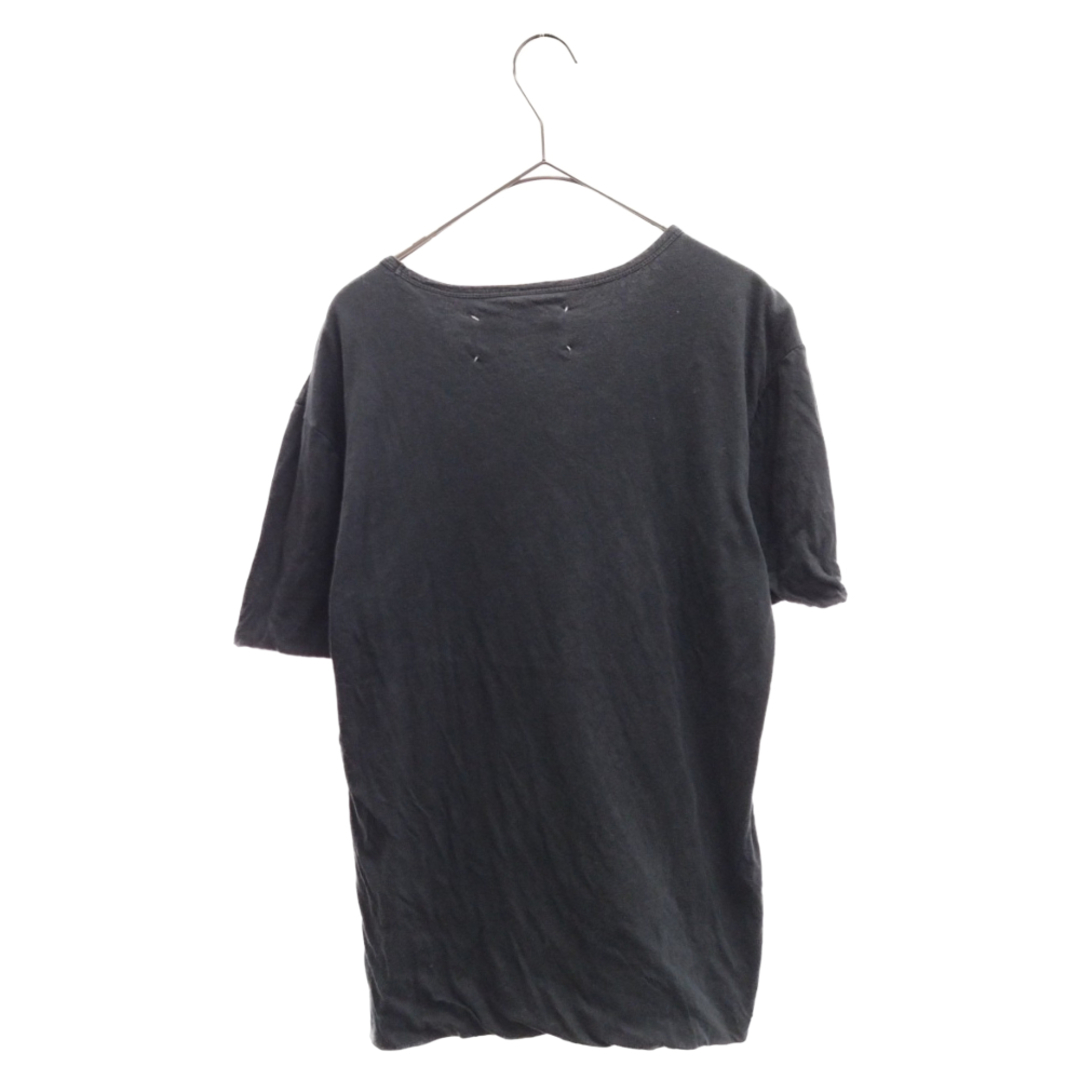 Maison Martin Margiela(マルタンマルジェラ)のMartin Margiela 10 マルタンマルジェラ 07SS ここのえ期 デストロイ加工 半袖Tシャツ カットソー 30GC043 ブラック メンズのトップス(Tシャツ/カットソー(半袖/袖なし))の商品写真