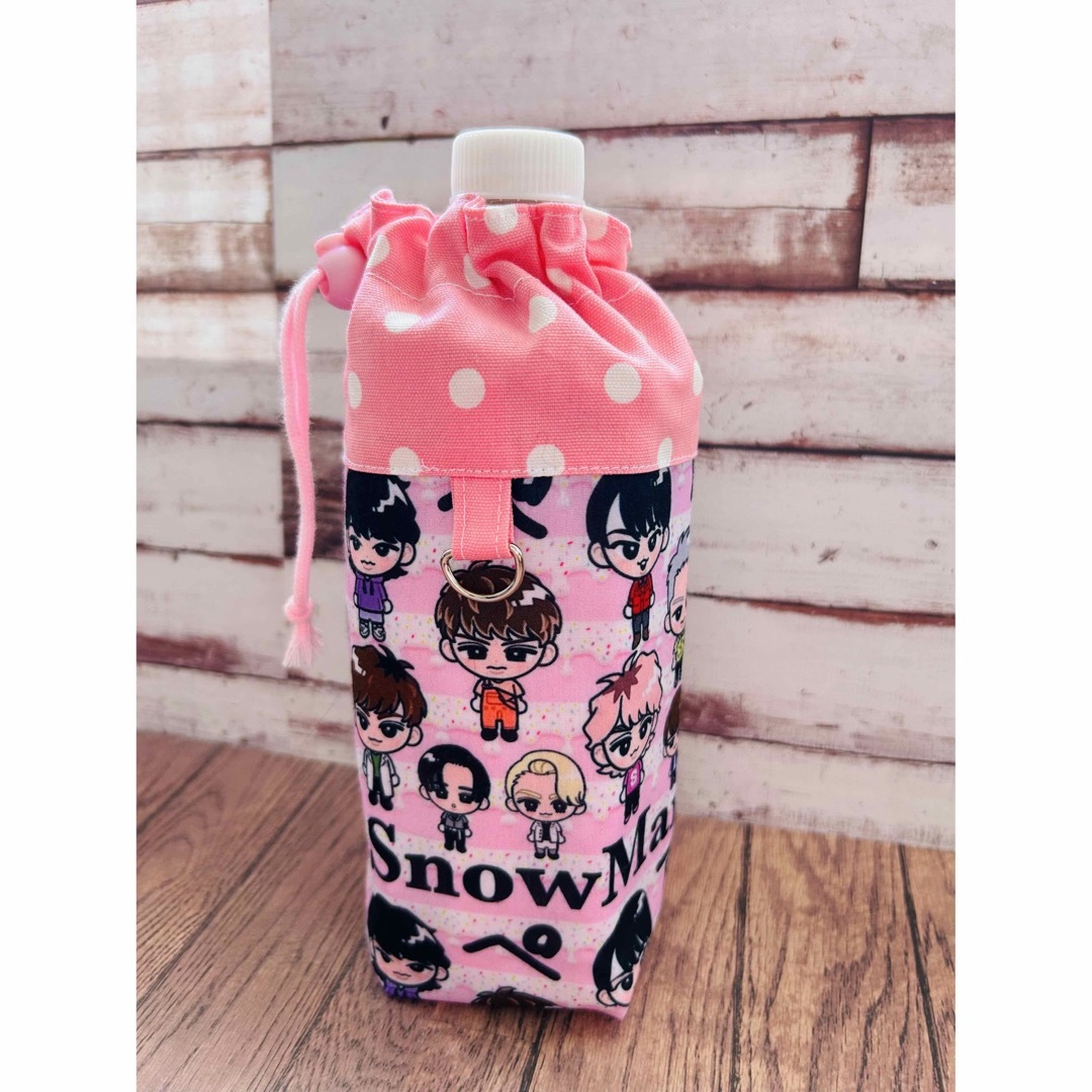 SnowMan ペットボトルカバー ハンドメイドの通販 by ぷりん's shop｜ラクマ