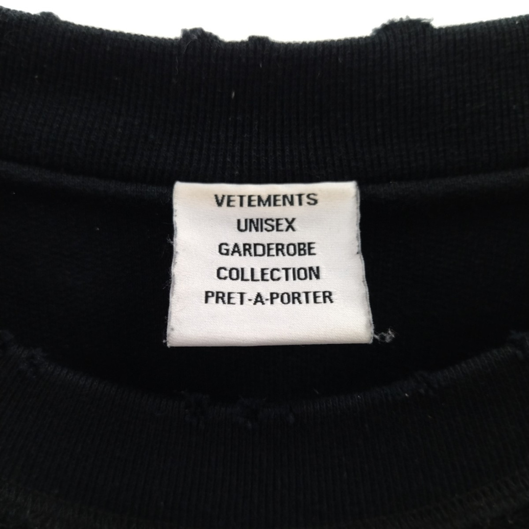 VETEMENTS ヴェトモン 23SS ダメージ加工インサイドアウト半袖