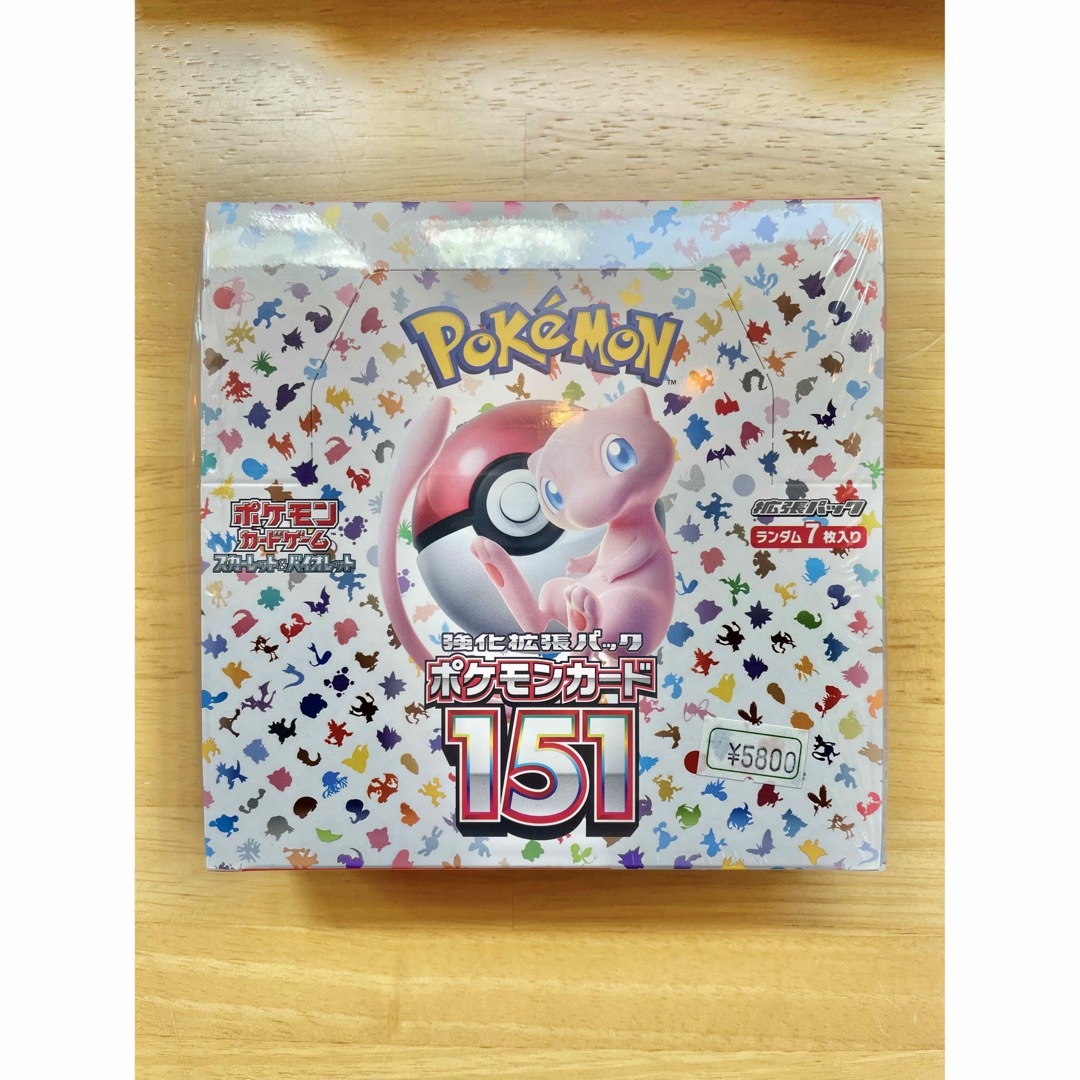 ポケモンカード 151 1BOX シュリンク付