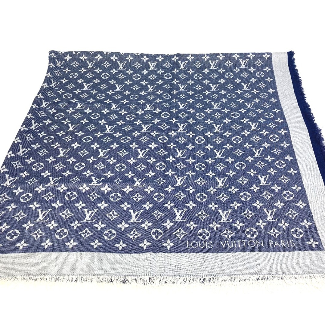 ルイヴィトン LOUIS VUITTON ショール モノグラム デニム M71376 大判