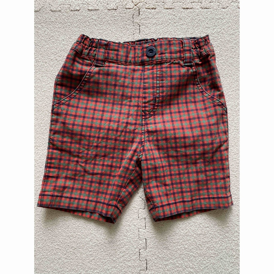 familiar(ファミリア)のfamiliar 80cm 赤色チェックズボン キッズ/ベビー/マタニティのベビー服(~85cm)(パンツ)の商品写真