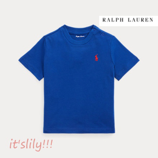 ラルフローレン(Ralph Lauren)の24m90cm   ラルフローレン  半袖　ロイヤルブルー　ワンポイント(Tシャツ/カットソー)