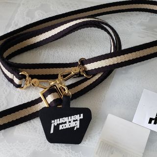 アパルトモンドゥーズィエムクラス(L'Appartement DEUXIEME CLASSE)のアパルトモン phone strap holder ブラック(その他)