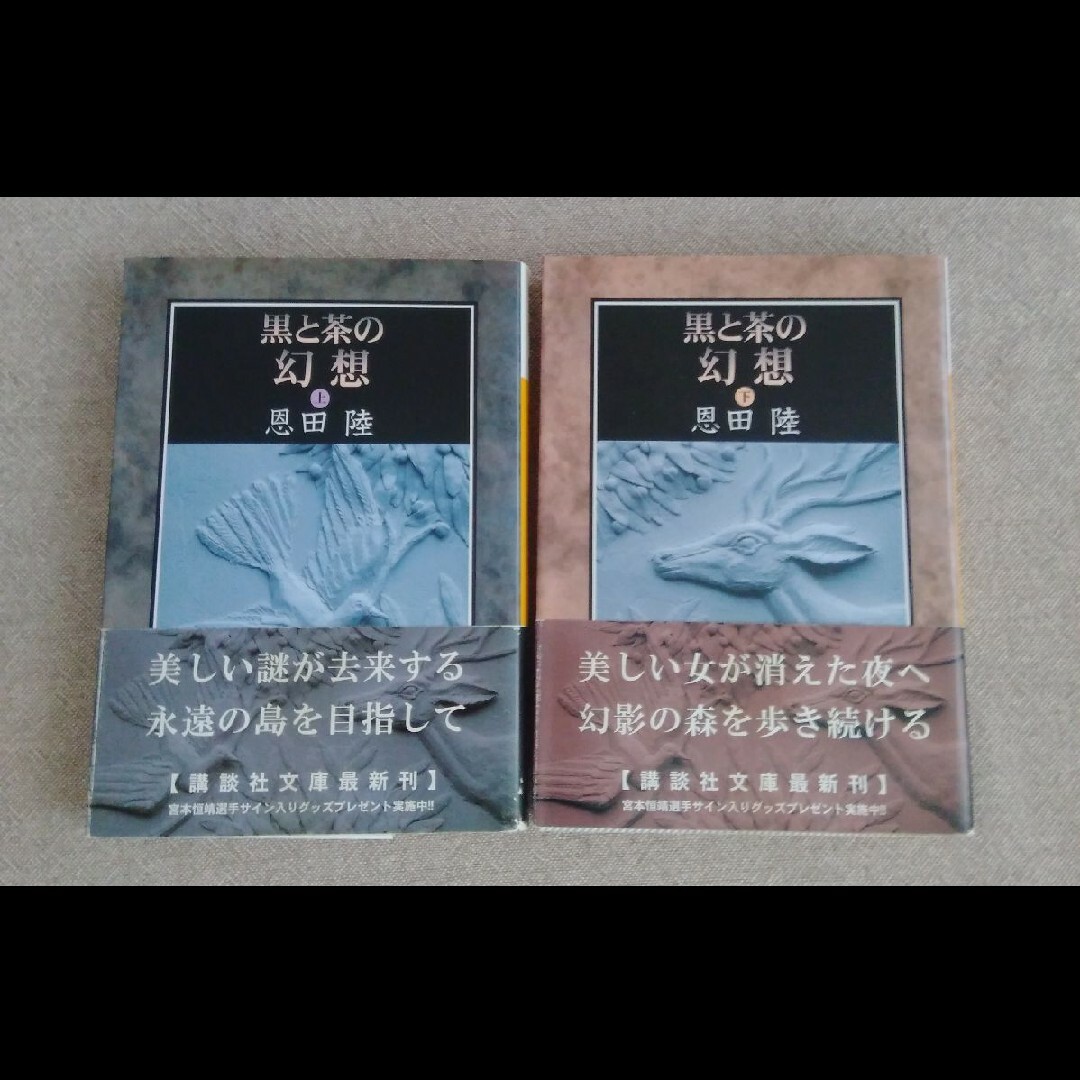 恩田陸　黒と茶の幻想　上下巻 エンタメ/ホビーの本(文学/小説)の商品写真