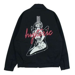 ヒステリックグラマー(HYSTERIC GLAMOUR)のHYSTERIC GLAMOUR ヒステリックグラマー 23SS 02231AB01 × Dickies ディッキーズ 02231AB01 GUITAR GIRL ギターガール アイゼンハワー ジャケット ブラック系 M【新古品】【未使用】【中古】(その他)