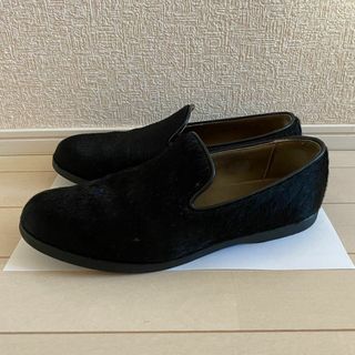 ノンネイティブ(nonnative)のnonnative × REGAL DWELLER OPERA SHOES 黒(スリッポン/モカシン)